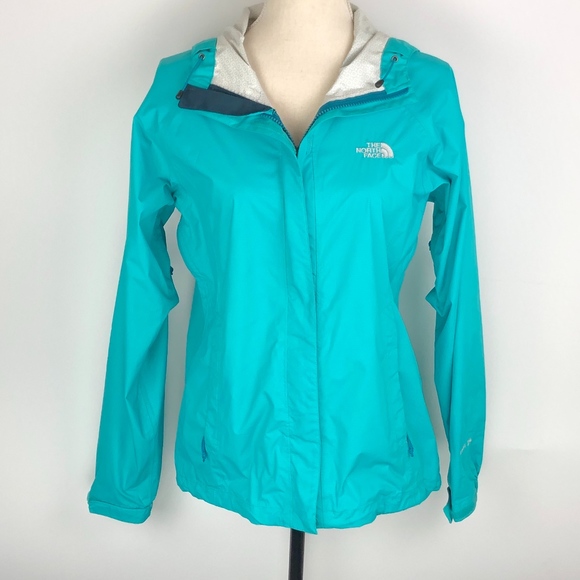 The North Face Jackets & Blazers - The North Face Blue Hooded Rain Jacket Hyvent 2.5L